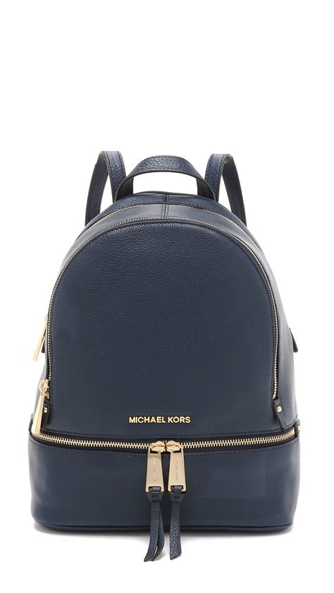 michael kors backpack navy|michael kors backpacks for women.